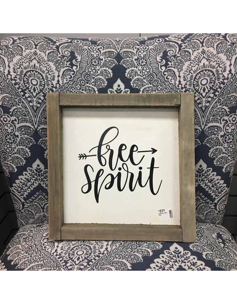 Free Spirit Box Sign