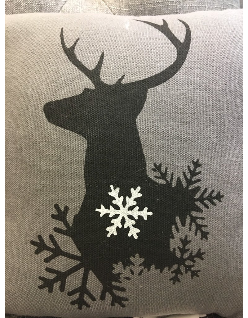 Winter Reindeer Pillow