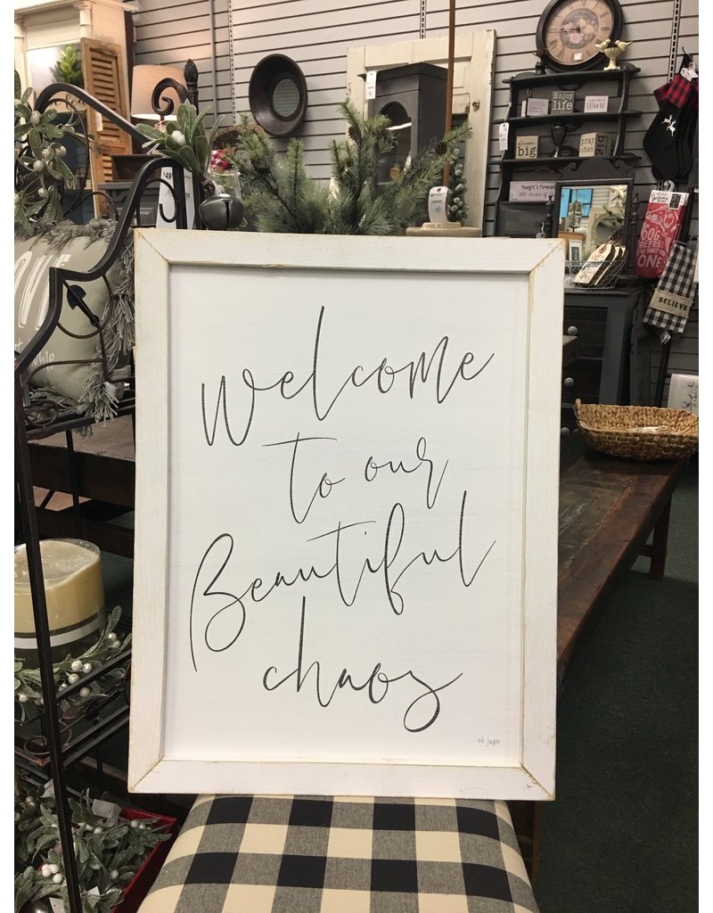 Beautiful Chaos Framed Decor