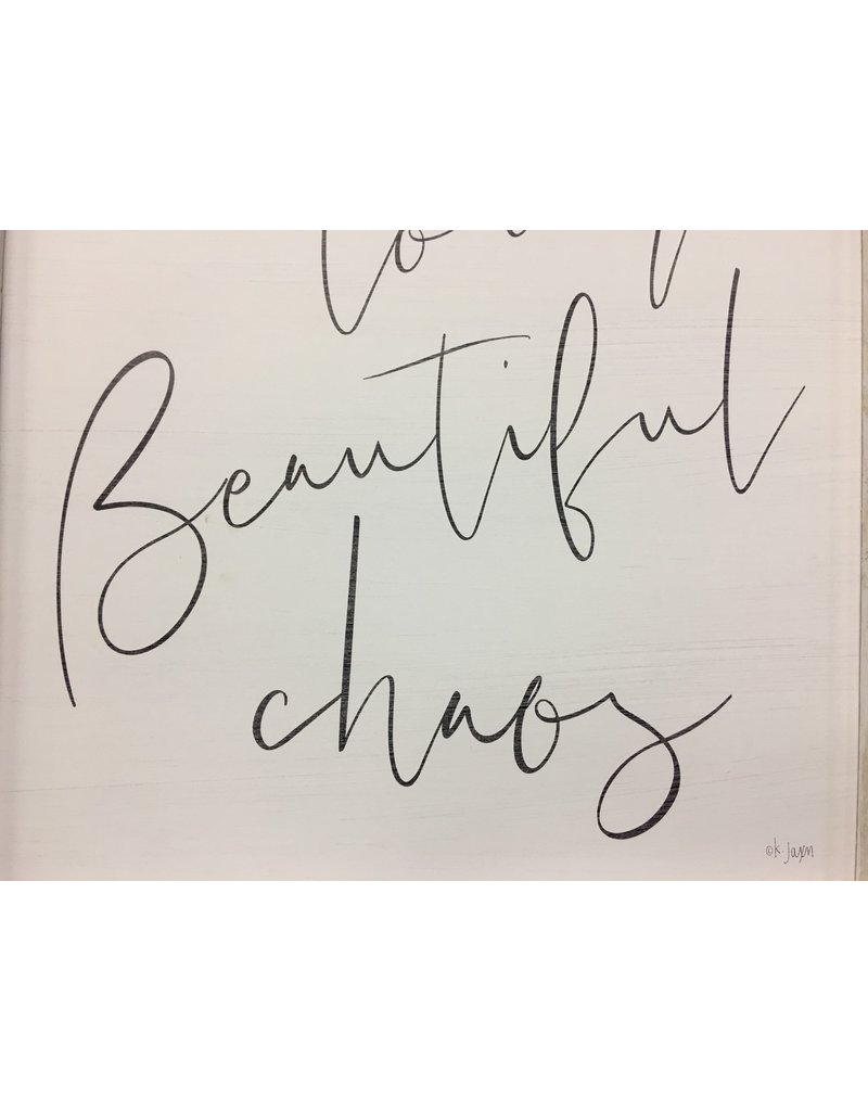 Beautiful Chaos Framed Decor