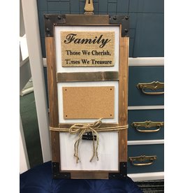 Family Picture Cork Board
