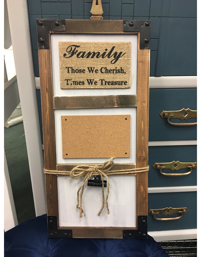 Family Picture Cork Board
