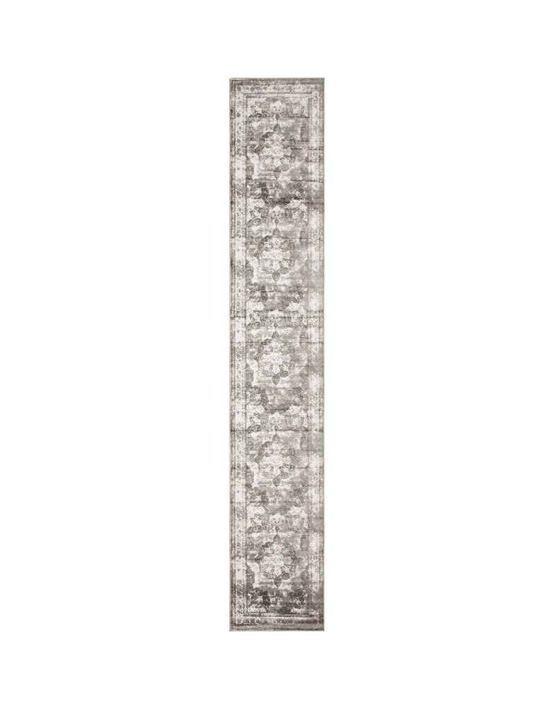 Evoke Likoma Silver/Ivory Area Runner 20'
