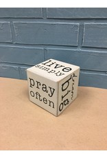 Live Simply Six-Sided Block