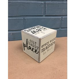 Our Happy Place Six-Sided Block