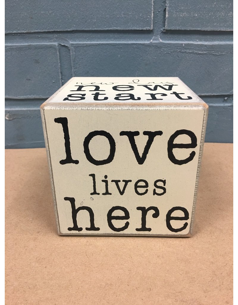 Our Happy Place Six-Sided Block