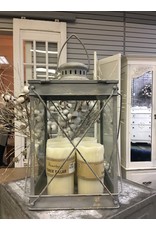 Grey Lantern w Glass