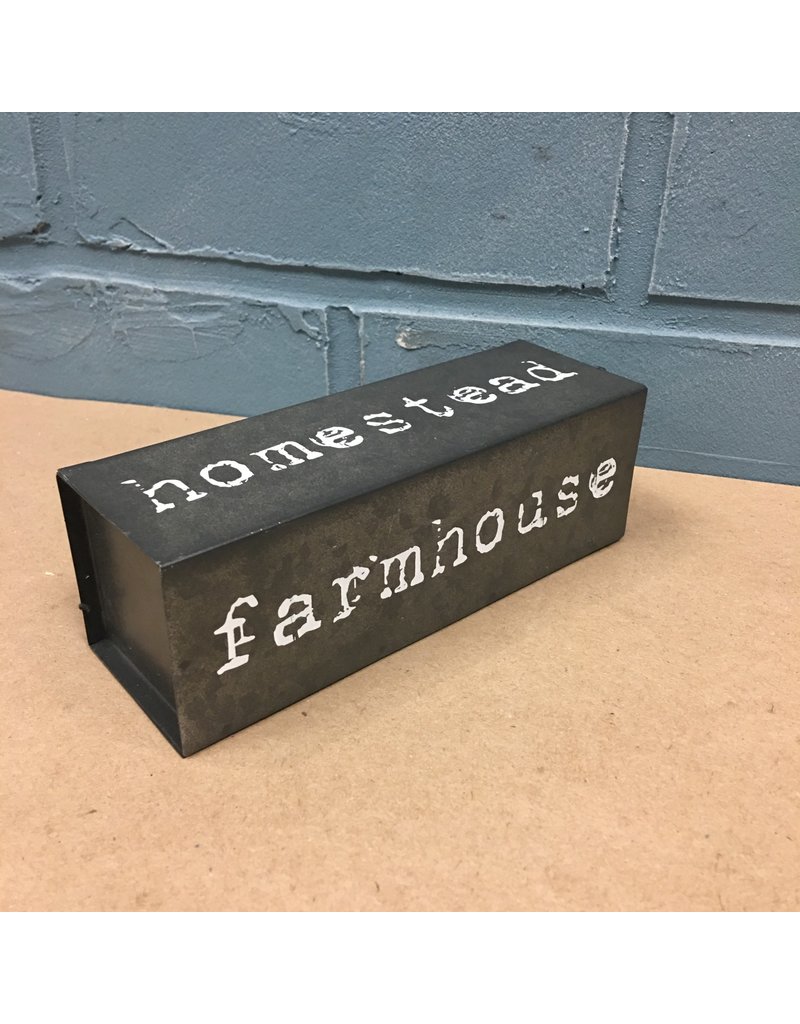 Farmhouse Four-Sided Metal Block