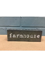 Farmhouse Four-Sided Metal Block