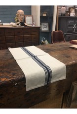 Grain Sack Navy Stripe Runner XL