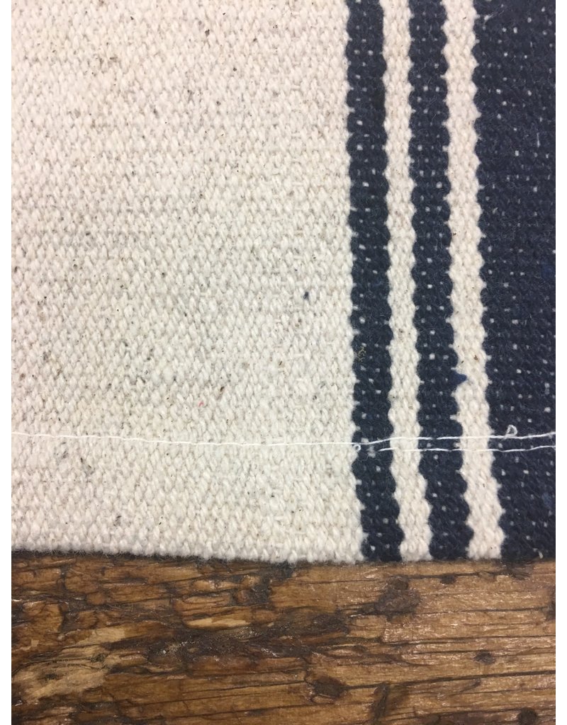 Grain Sack Navy Stripe Runner XL