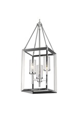 Three Posts Thorne 3-Light Chrome Foyer Pendant