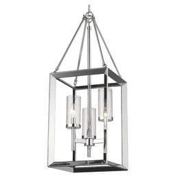 Three Posts Thorne 3-Light Chrome Foyer Pendant