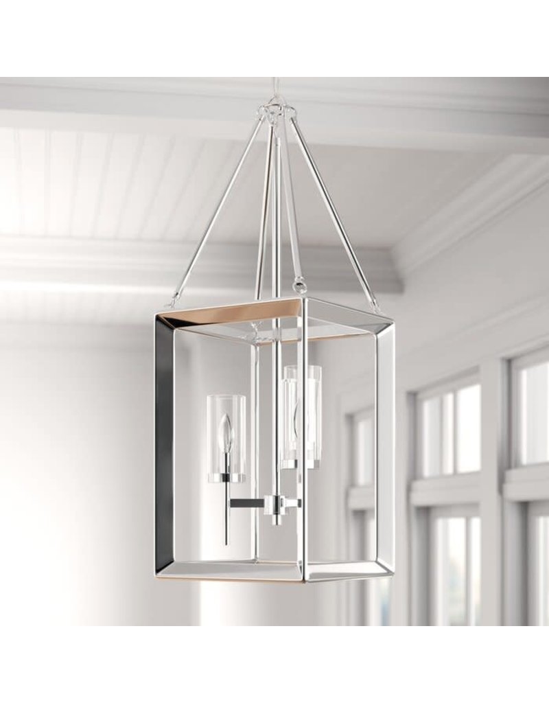 Three Posts Thorne 3-Light Chrome Foyer Pendant