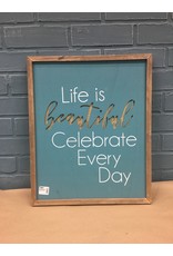 Life is Beautiful Framed Cutout