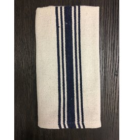 Grain Sack Navy Stripe Towel