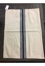 Grain Sack Navy Stripe Towel