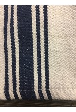Grain Sack Navy Stripe Towel