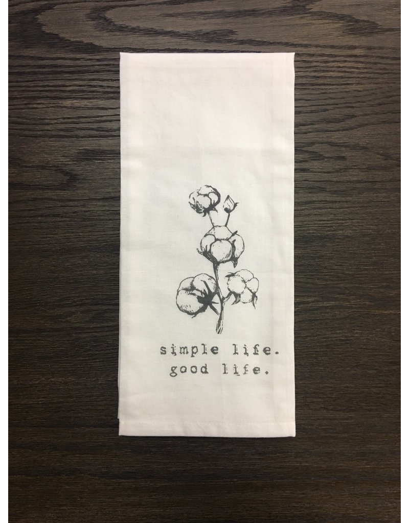 Simple Life Tea Towel