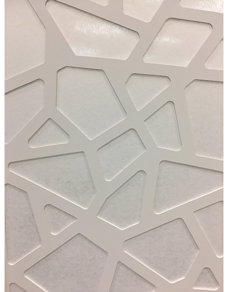 White Giyano 4 Panel Screen