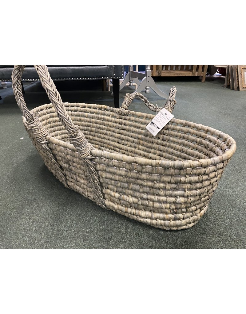 Gray Woven Basket