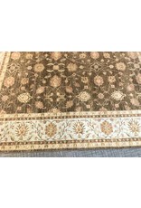 Hand Woven Teal and Brown Area Rug - 8'x10'