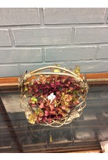 Small Silverplate Grape Basket by Godinger