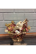 Small Silverplate Grape Basket by Godinger