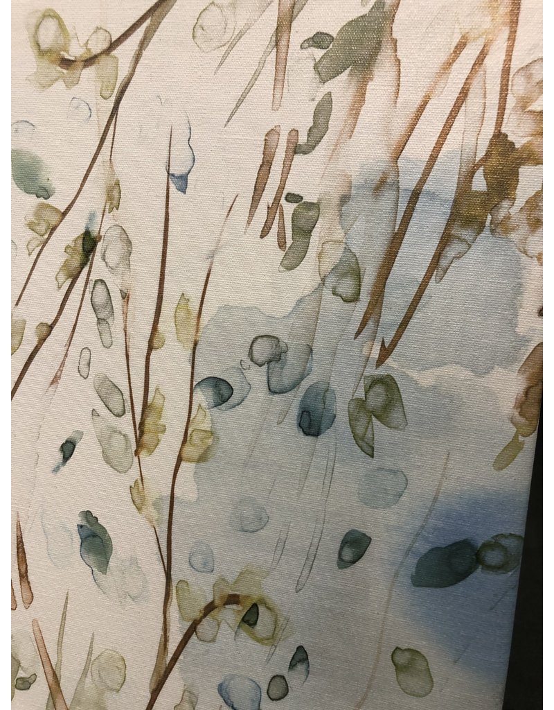 Blue/Green Branch Canvas