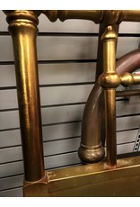 Gold Wood Full Size Headboard