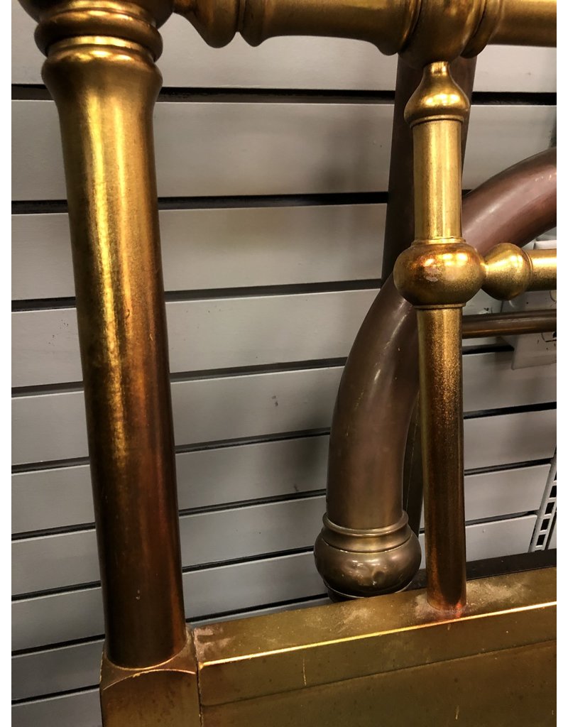 Gold Wood Full Size Headboard