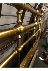 Gold Wood Full Size Headboard