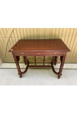 Victorian Cherry Ladies Desk w/ Strecher Base