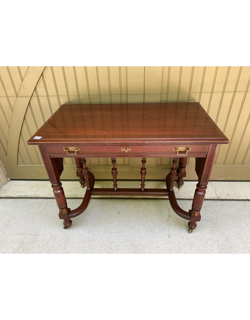 Victorian Cherry Ladies Desk w/ Strecher Base