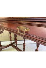 Victorian Cherry Ladies Desk w/ Strecher Base