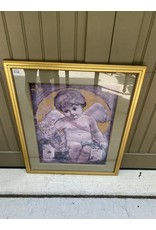 Gold Framed Angel Print