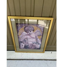 Gold Framed Angel Print