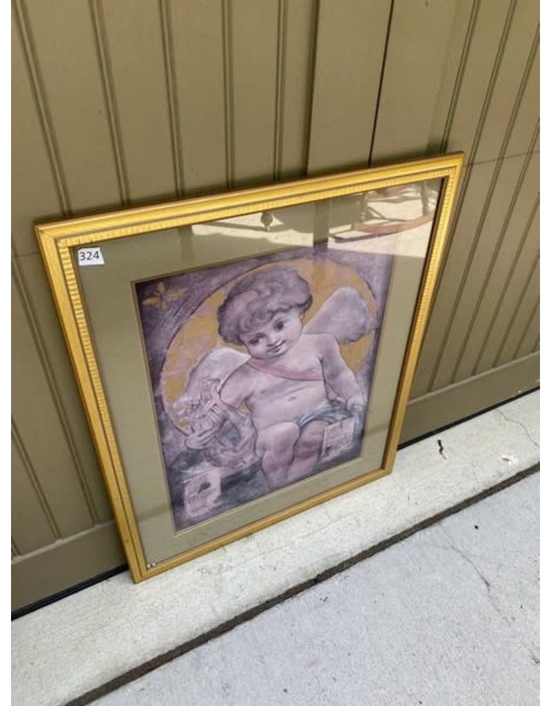 Gold Framed Angel Print