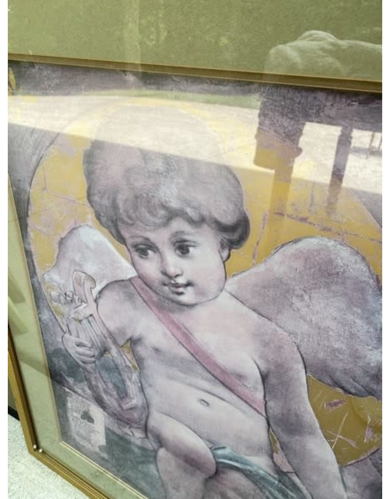 Gold Framed Angel Print