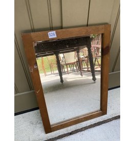 Small Wood Framed Mirror