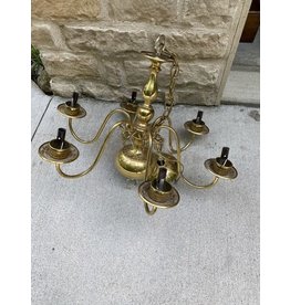 Large Brass Chandelier