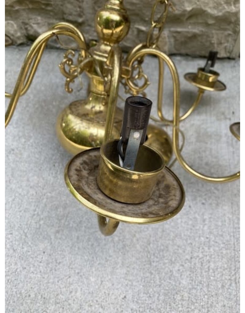 Large Brass Chandelier