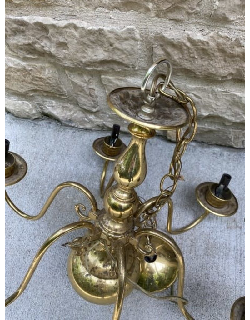 Large Brass Chandelier