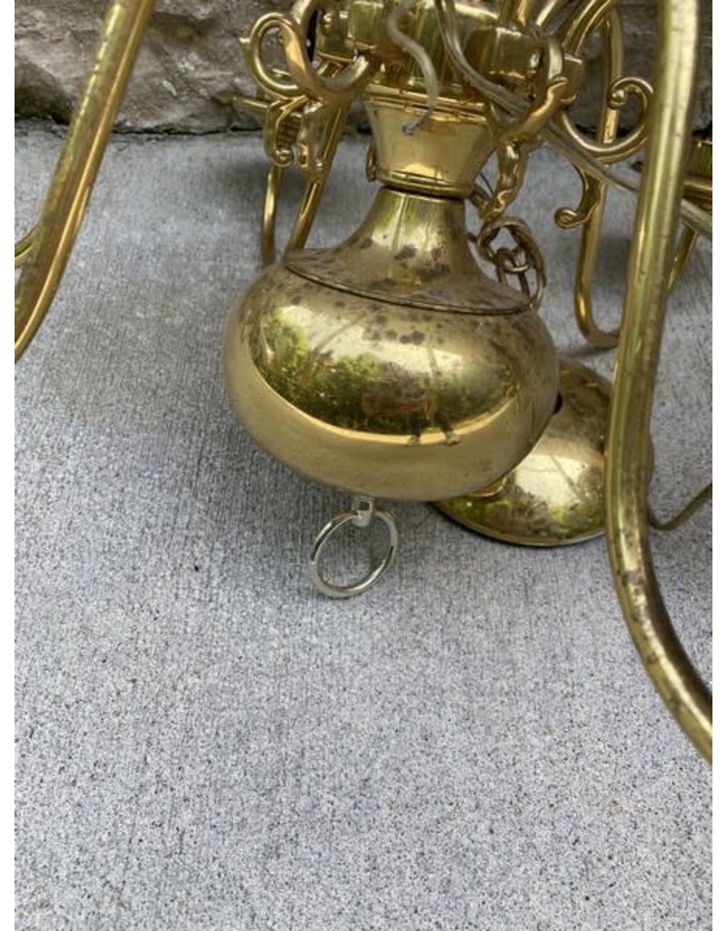 Large Brass Chandelier