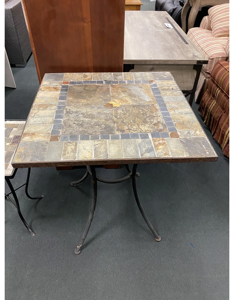 mosaic tile patio table on Mosaic Stone Outdoor Table Heirloom Home