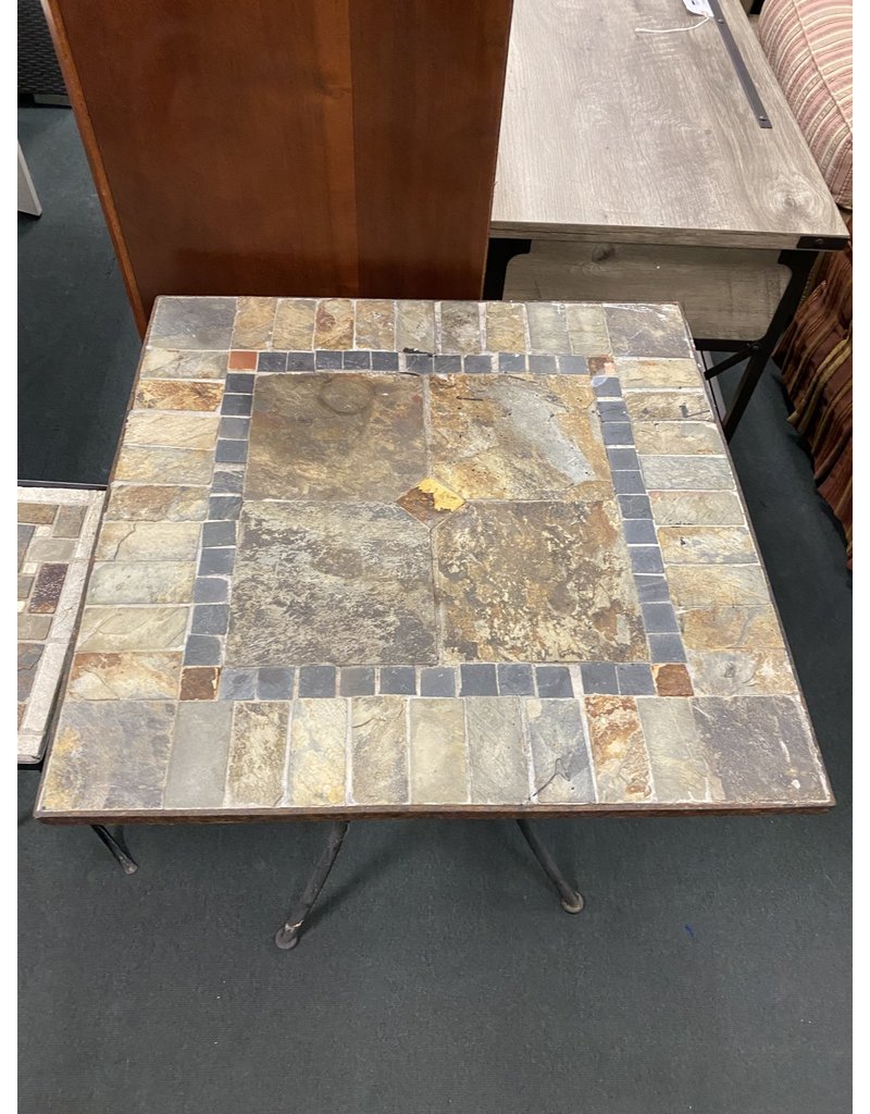 mosaic tile patio table on Mosaic Stone Outdoor Table Heirloom Home