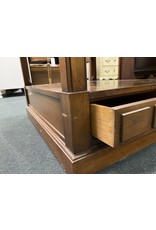 Dark Wood 2 Tier Side Table