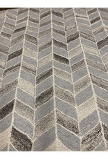 Nit Geometric Handmade Tufted Gray Area Rug