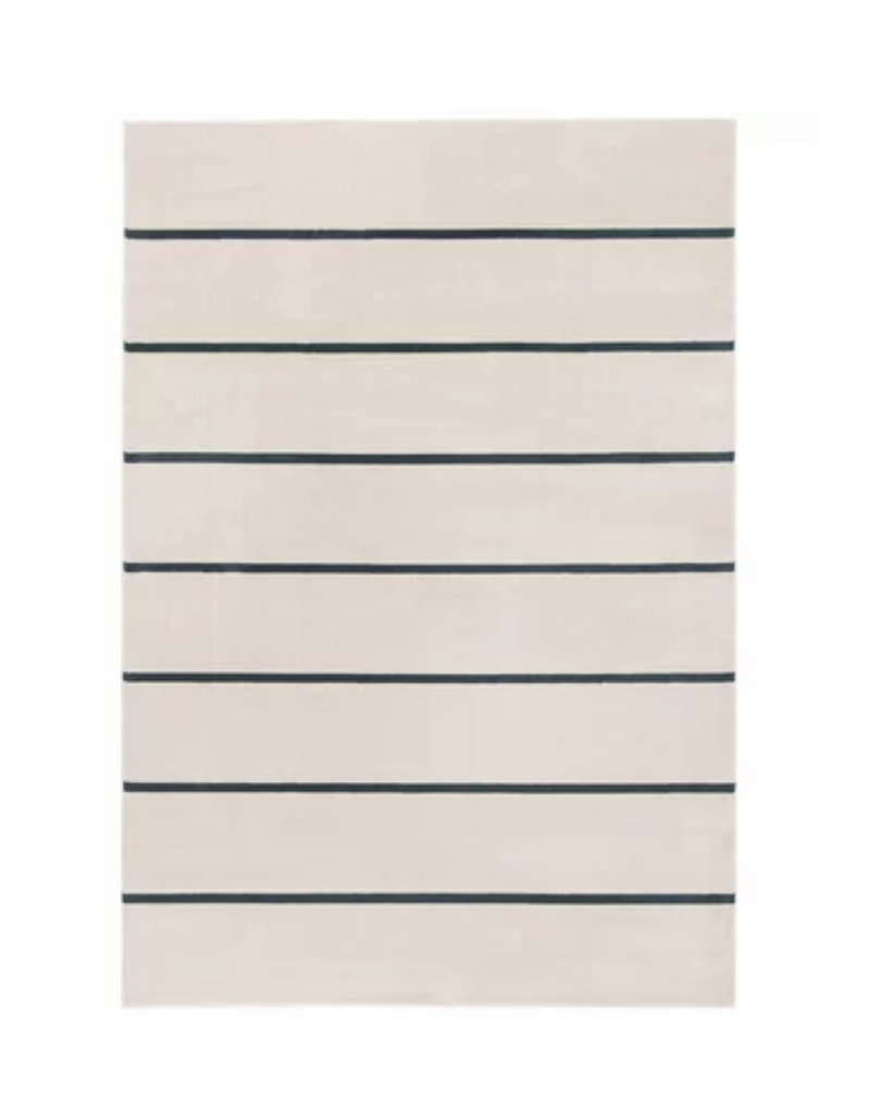 Ruthie Striped Ivory Area Rug