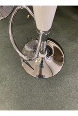 White Molded Modern Bar Stool